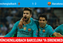 Mönchengladbach Barcelona'ya Direnemedi