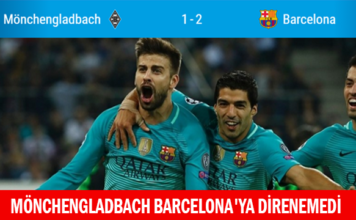 Mönchengladbach Barcelona'ya Direnemedi